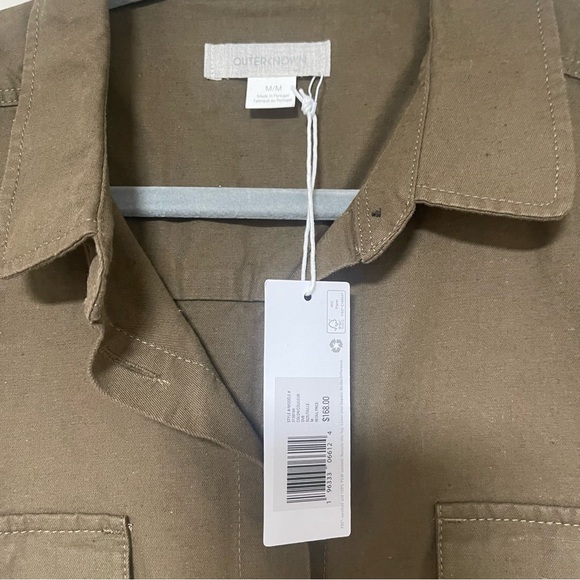 Outerknown SEA jumpsuit green short sleeves $168 NWT - Picture 4 of 9